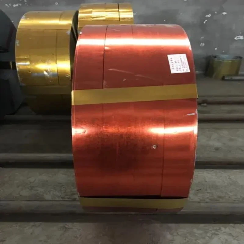 Стальная полоса, окрашенная в цвет